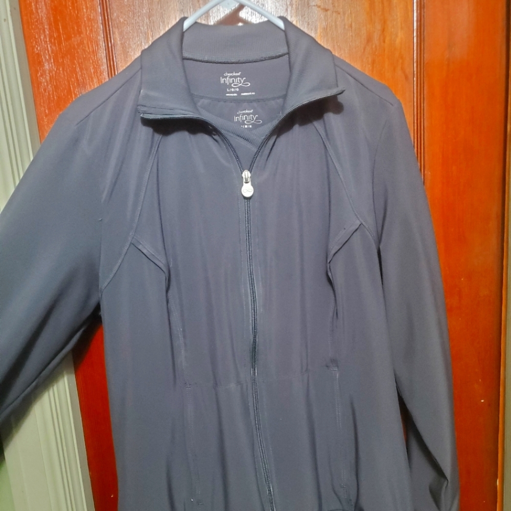 Cherokee Infinity Scrub set w/Jacket, top and pant